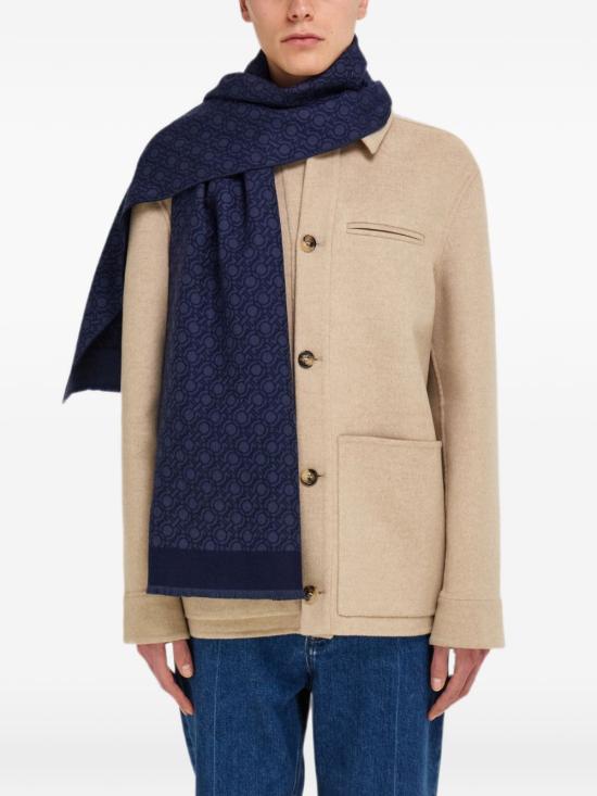  살바토레 페라가모 머플러/스카프 520187795565001 AI26 NAVY - SALVATORE FERRAGAMO