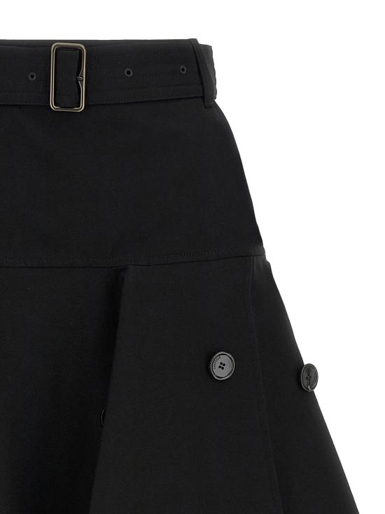  버버리 스커트 LD8129543BLACK - BURBERRY