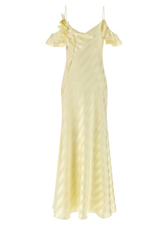  셀프 포트레이트 원피스 LDSS26259XAYYELLOW PALE YELLOW