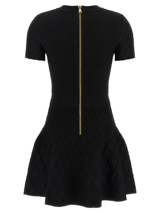  발망 원피스 LDHF1R7520KK200PA BLACK - BALMAIN