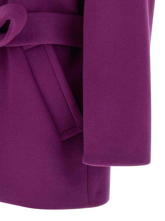  생로랑 코트 LD850307Y060R5051 PURPLE - SAINT LAURENT