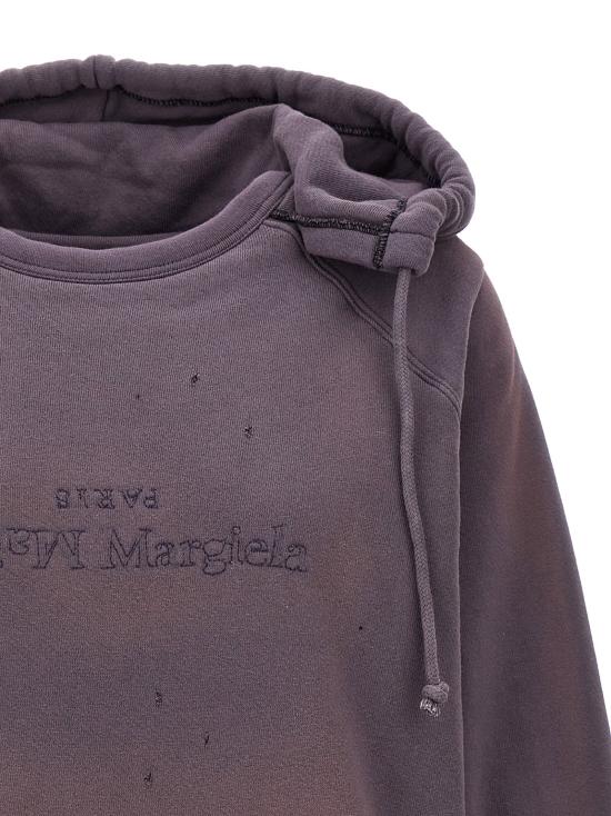  마르지엘라 후드 티셔츠 LDS51GU0128STJ401962 PURPLE - MAISON MARGIELA
