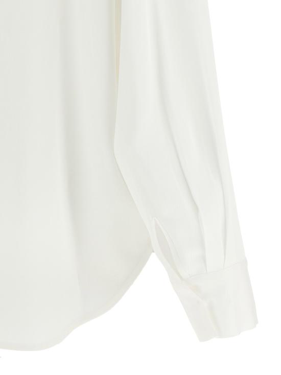  누드 블라우스 LD1103W2625101 WHITE - NUDE