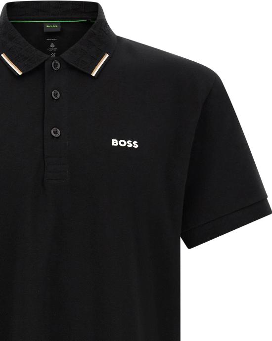 25FW 보스 폴로 티셔츠 15816747516190 BLACK - BOSS