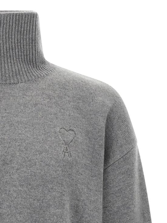  아미 스웨터 LDUKS821KN0071050 GREY - AMI
