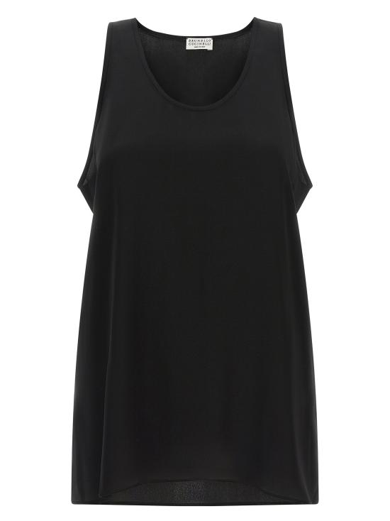  브루넬로 쿠치넬리 민소매 티셔츠 LDMB993DZ300C101 BLACK
