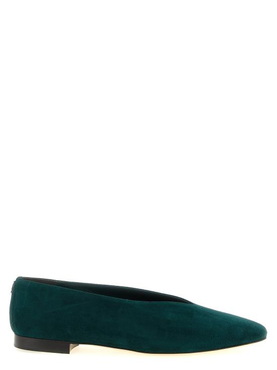  지미추 스니커즈 LDMARGOTFLATSUEDARKGREEN FOREST GREEN
