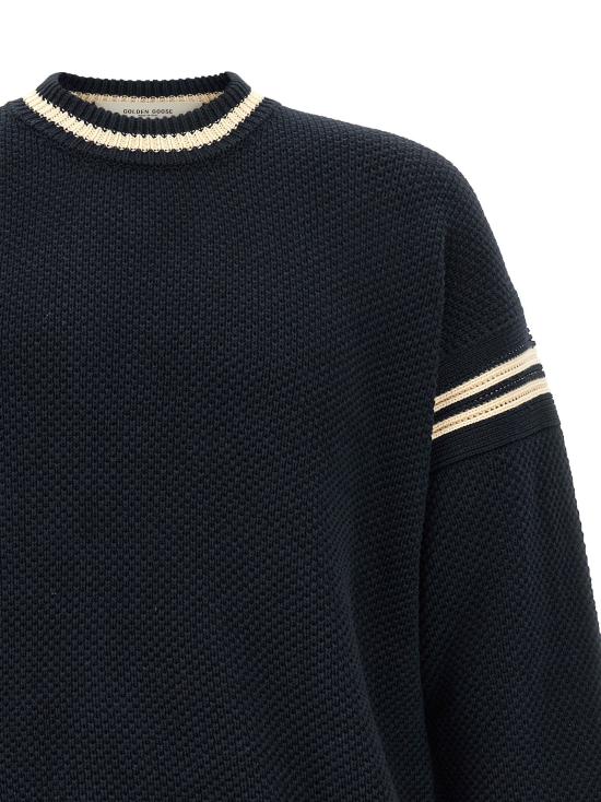  골든구스 스웨터 LDGMP02863P0026725048650486 NAVY - GOLDEN GOOSE