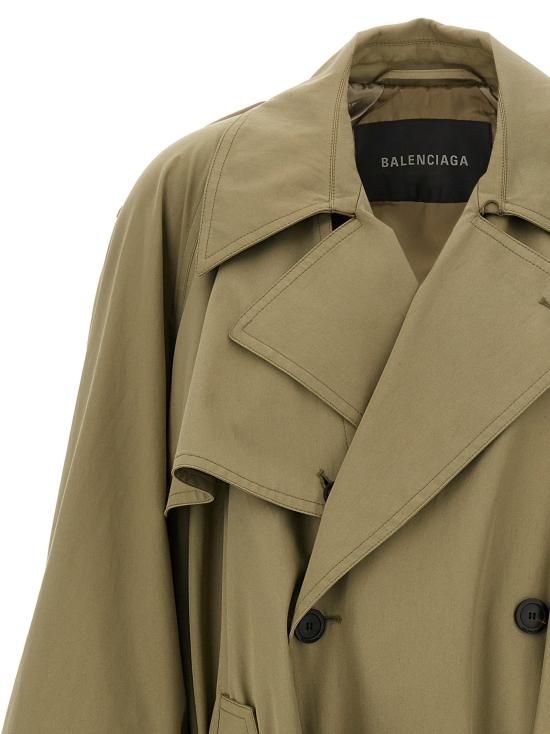  발렌시아가 트렌치 코트 LD839117TSP139772 KHAKI - BALENCIAGA