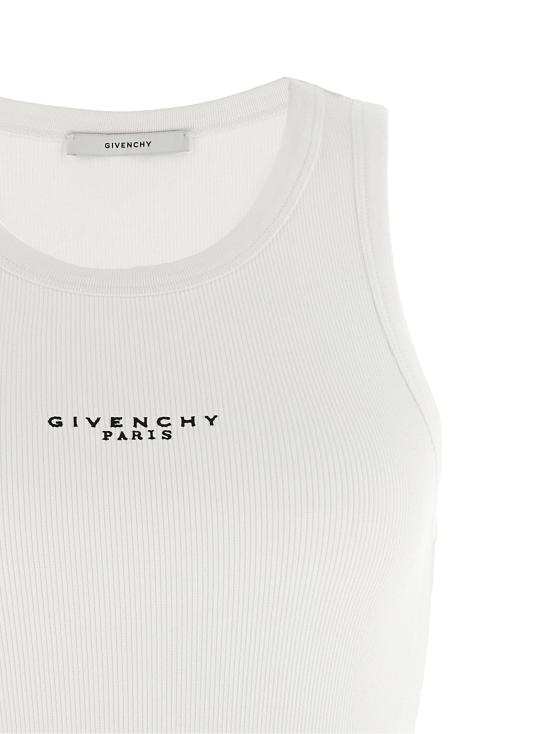  지방시 민소매 티셔츠 LDBW70FPP7BR100 WHITE - GIVENCHY