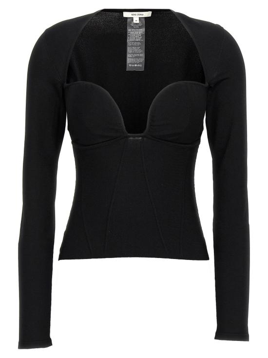  넨시 도자카 탑 LDNDAW24KT061BLACK