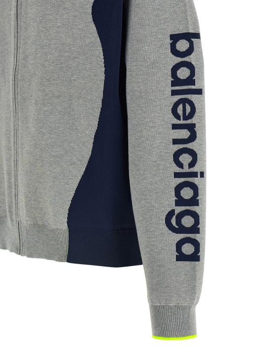  발렌시아가 가디건 LDA000GVT34591223 GREY - BALENCIAGA