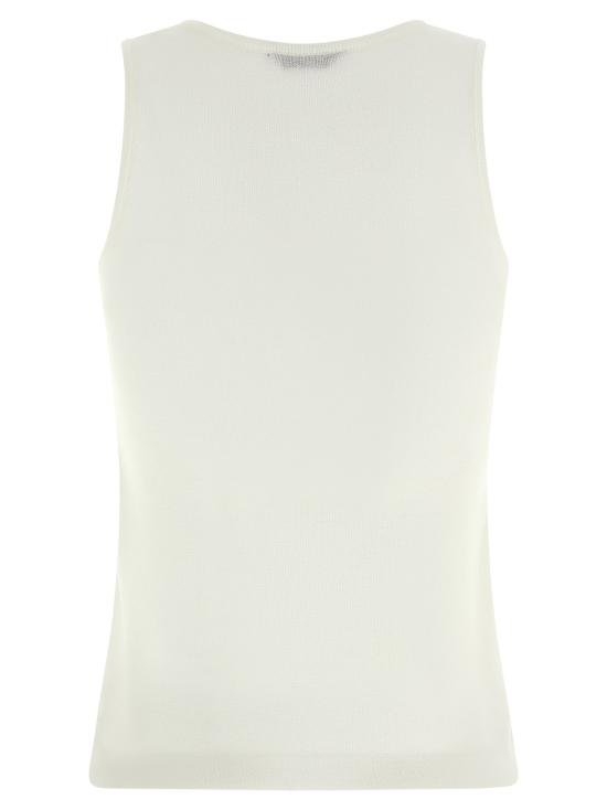  발렌시아가 민소매 티셔츠 LDA000JDT34659000 WHITE - BALENCIAGA