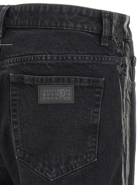  MM6 메종마르지엘라 데님 팬츠 LDSH2LA0035S30743972 BLACK - MM6 MAISON MARGIELA