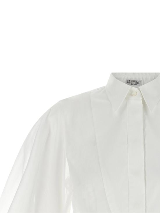  브루넬로 쿠치넬리 셔츠 LDM0F91NL706C100 WHITE - BRUNELLO CUCINELLI