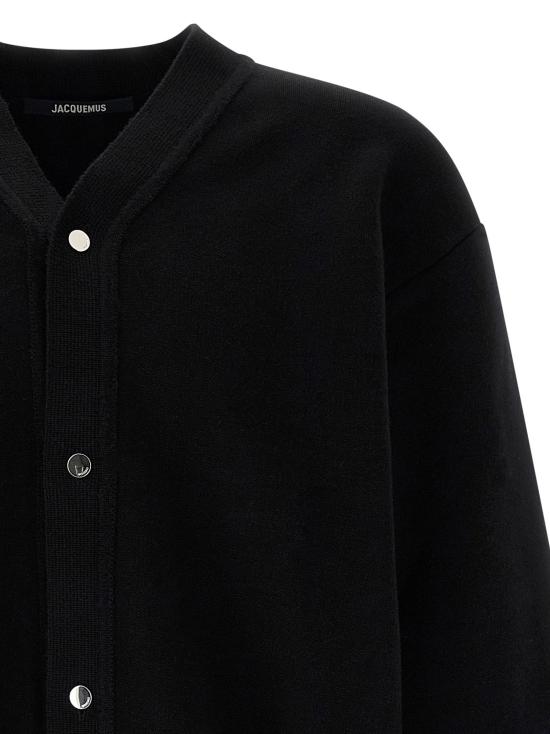 자크뮈스 가디건 LD24HCDM00292BK00185990 BLACK - JACQUEMUS
