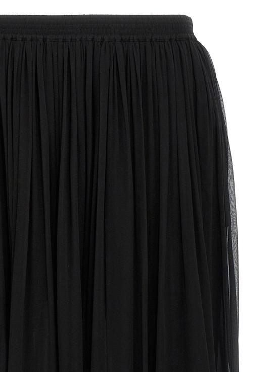  생로랑 스커트 LD823141Y115W1000 BLACK - SAINT LAURENT