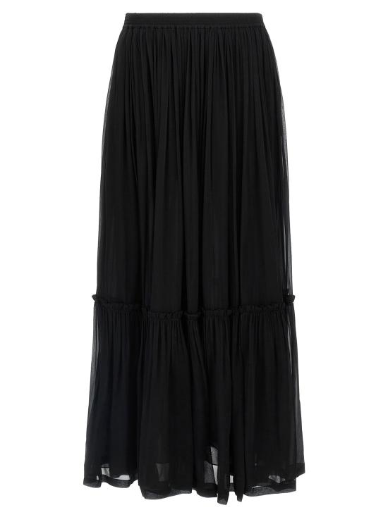  생로랑 스커트 LD823141Y115W1000 BLACK