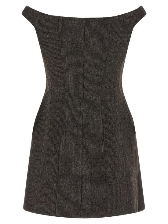  셀프 포트레이트 원피스 LDAW26076SBRBROWN CHARCOAL - SELF PORTRAIT