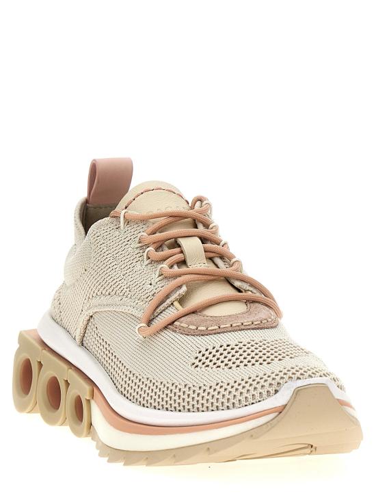  살바토레 페라가모 스니커즈 LD768702GRIGIO CREAM - SALVATORE FERRAGAMO