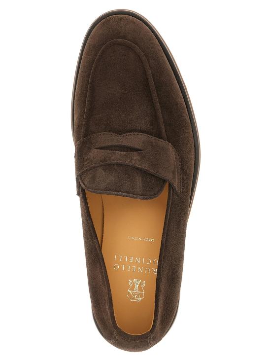  브루넬로 쿠치넬리 스니커즈 LDMZUSOLE670C9832 BROWN - BRUNELLO CUCINELLI