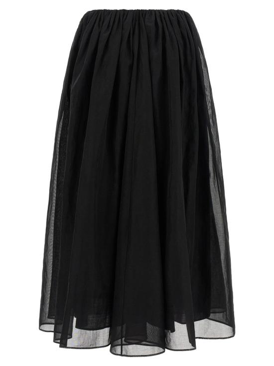  브루넬로 쿠치넬리 스커트 LDM0F91G3967C099 BLACK - BRUNELLO CUCINELLI