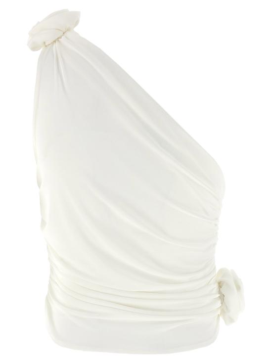  마그다뷰트림 민소매 티셔츠 LD241423CREAM WHITE - MAGDA BUTRYM
