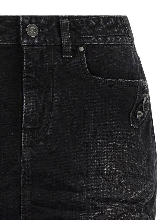  발렌시아가 스커트 LD852324TTW671037 BLACK - BALENCIAGA