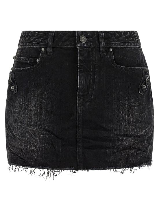  발렌시아가 스커트 LD852324TTW671037 BLACK