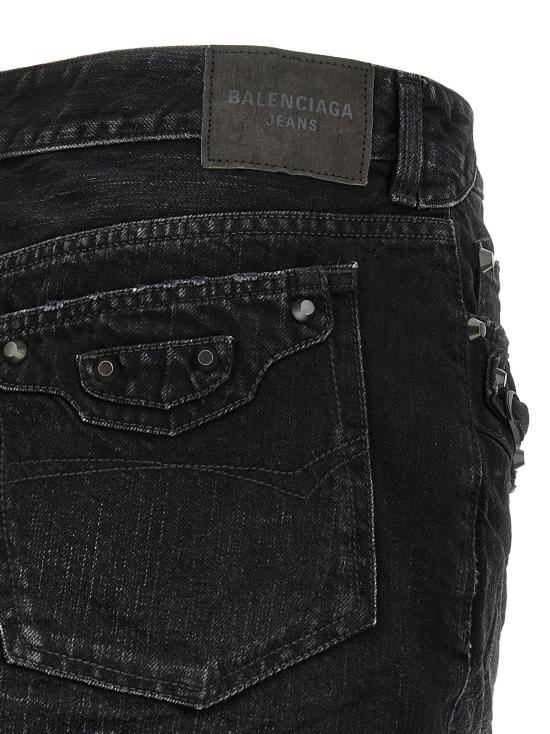  발렌시아가 스커트 LD852324TTW671037 BLACK - BALENCIAGA