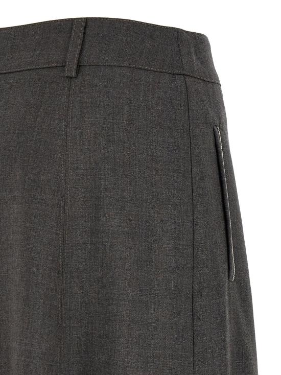  페세리코 스커트 LDA0573303472972 ANTHRACITE - PESERICO