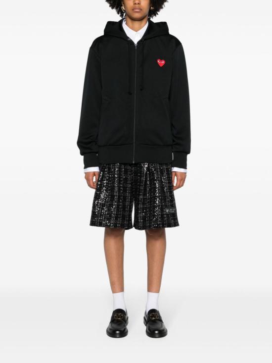  꼼데가르송 후드 티셔츠 AXT172D1 AI26 BLACK - COMME DES GARCONS