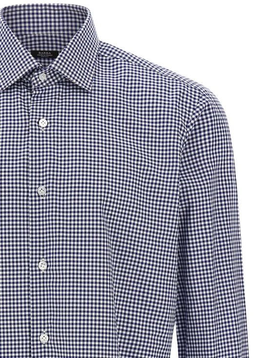  발바 셔츠 LDI1U12P0150095U0002 NAVY - BARBA