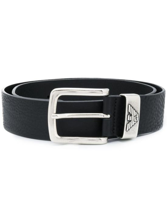  엠포리오 아르마니 로고 버클 가죽 벨트 Y4S201YDD6G80001 AI26 BLACK