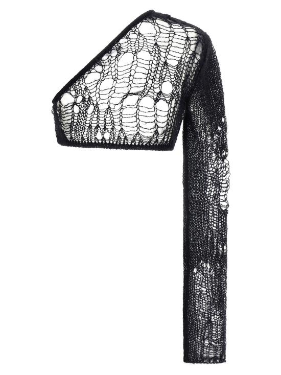  릭 오웬스 탑 LDRP01E7610KNETMH09 BLACK - RICK OWENS