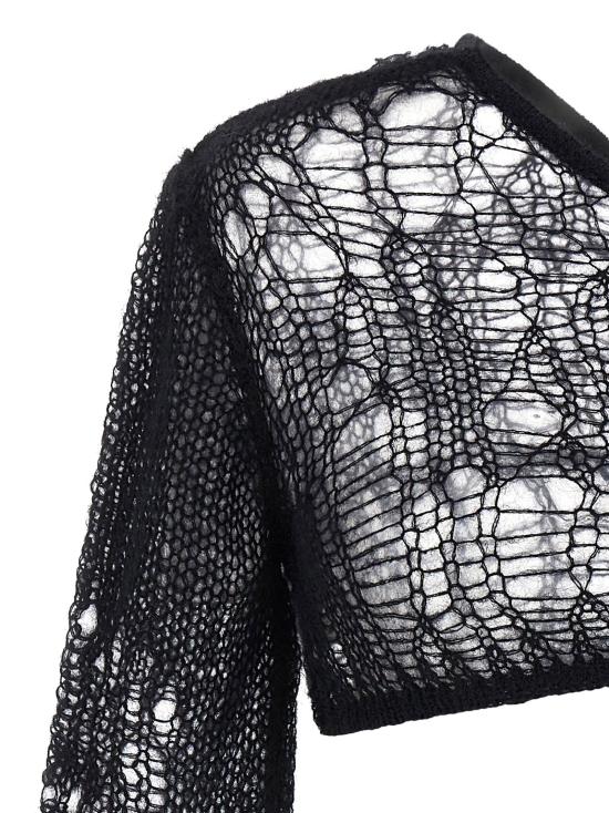  릭 오웬스 탑 LDRP01E7610KNETMH09 BLACK - RICK OWENS