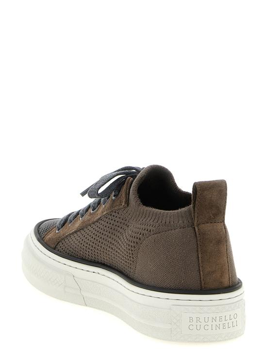  브루넬로 쿠치넬리 스니커즈 LDMZ35G2650C8705 TAUPE - BRUNELLO CUCINELLI