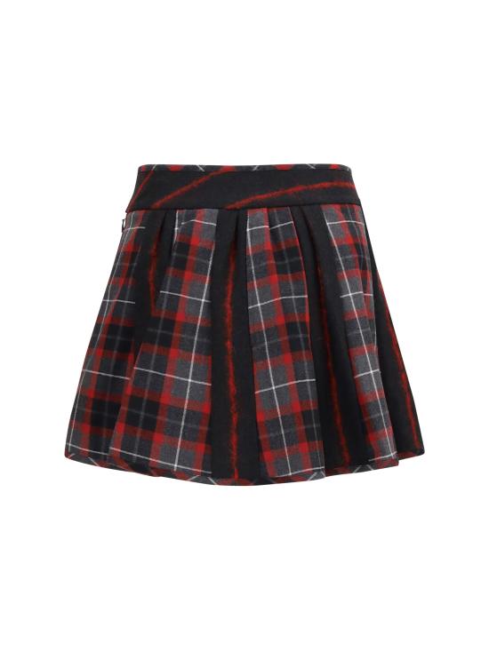  비비안웨스트우드 벨 타탄체크 플리츠 미니 스커트 1K01003HW01NG P210 - VIVIENNE WESTWOOD
