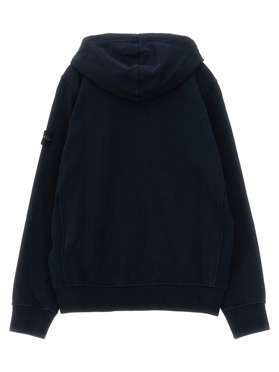  스톤 아일랜드 후드 티셔츠 LDL1S166100004S0040V0020 BLACK - STONE ISLAND
