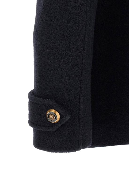  발망 코트 LDHH1UA156WC706UC BLACK - BALMAIN