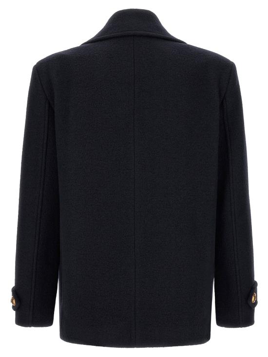  발망 코트 LDHH1UA156WC706UC BLACK - BALMAIN