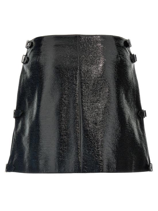  쿠레쥬 스커트 LD324CJU187VY00159999 BLACK - COURREGES