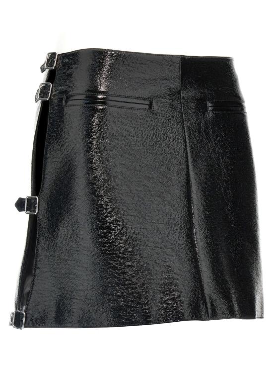  쿠레쥬 스커트 LD324CJU187VY00159999 BLACK - COURREGES