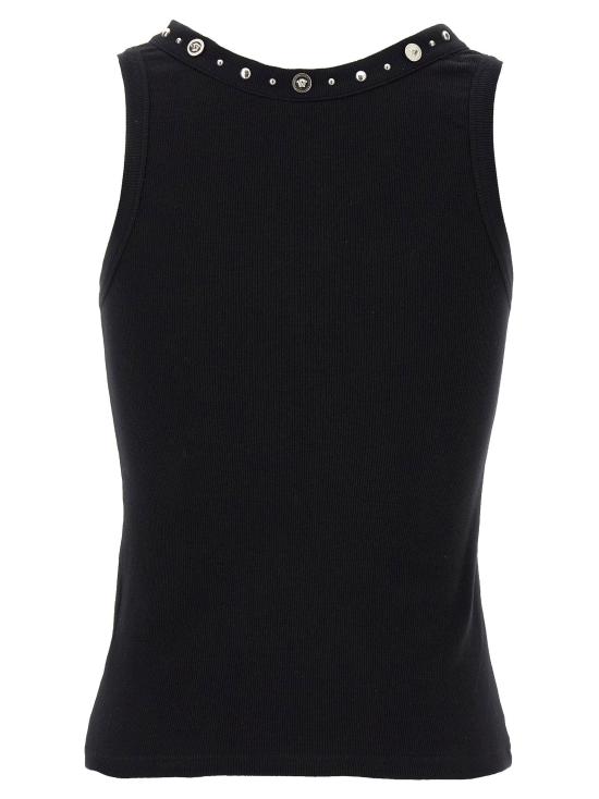  베르사체 민소매 티셔츠 LD10232091A172211B000 BLACK - VERSACE