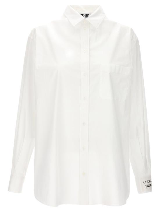  모스키노 셔츠 LDJ020204310001 WHITE