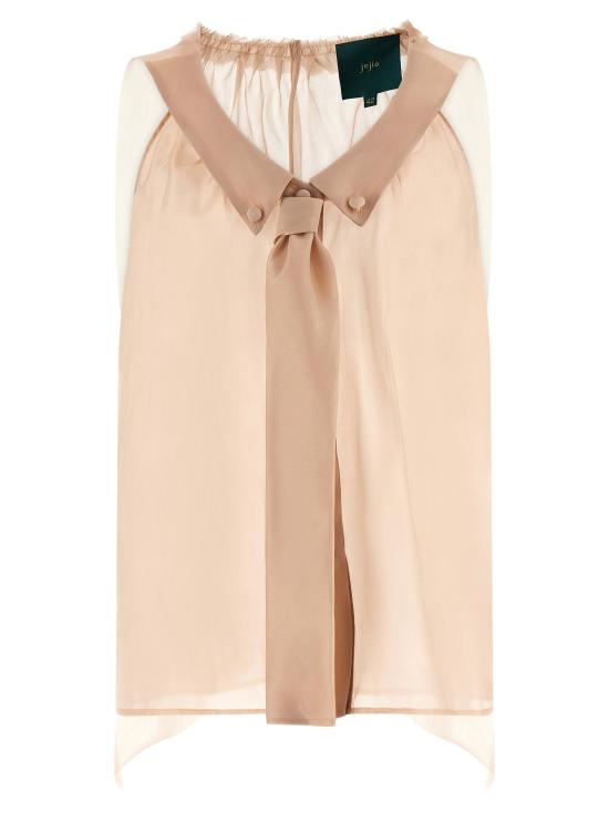  제지아 블라우스 LDMJD1011003764PINK BEIGE