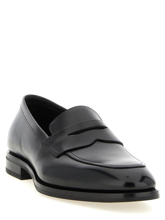  산토니 스니커즈 LDMCAD19385PL7HNTGN01N01 BLACK - SANTONI