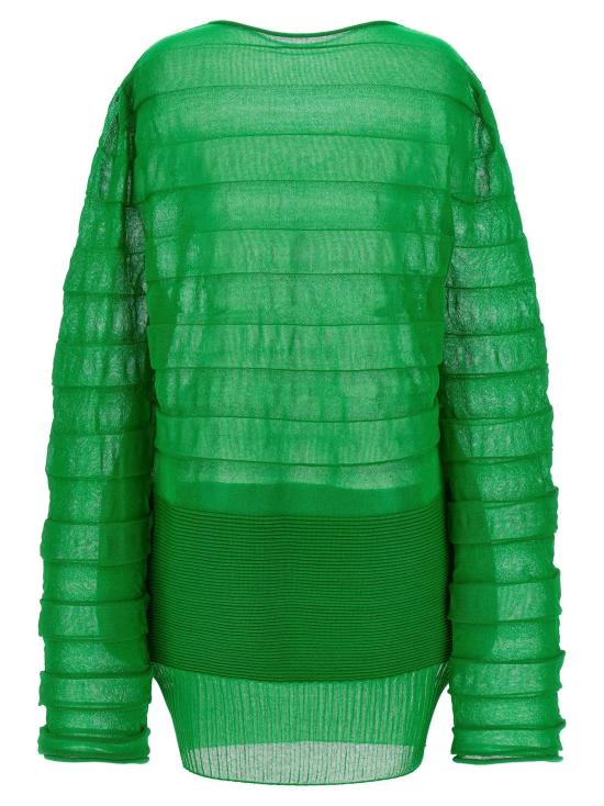  이세이 미야케 스웨터 LDIM58KN30962 GREEN - ISSEY MIYAKE