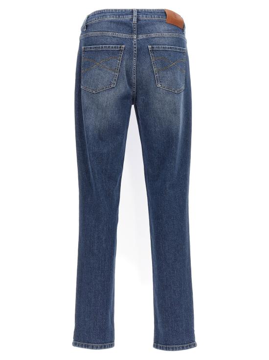 브루넬로 쿠치넬리 데님 팬츠 LDM283PD3210C1471 BLUE - BRUNELLO CUCINELLI