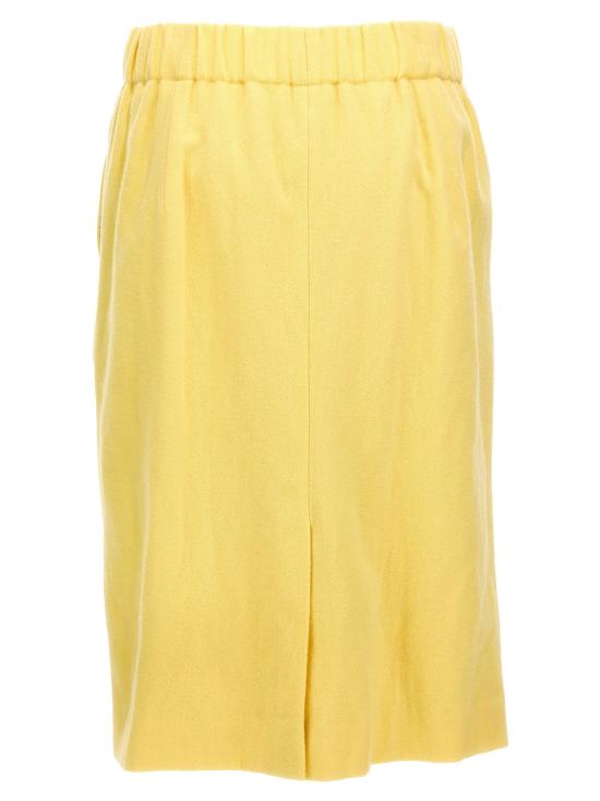  드리스 반 노튼 스커트 LD2420108409346206 YELLOW - DRIES VAN NOTEN